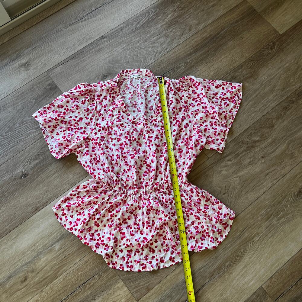 Andree By Unit Women's Raspberry Dot Print Cinch … - image 5